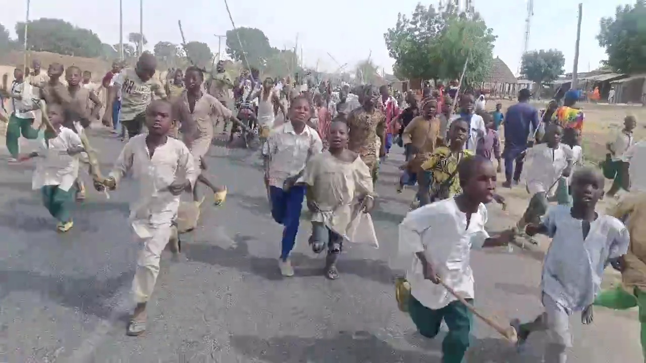 Video: Children in Katsina state protest over killing of their parents by bandits