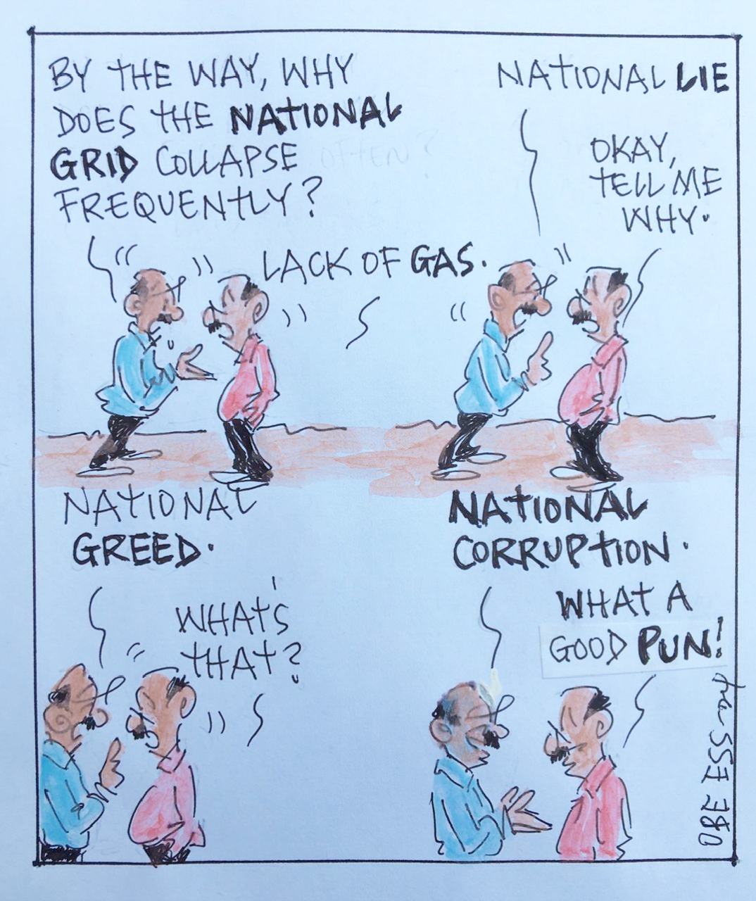 CARTOON OF THE DAY: Why the national grid collapse frequently