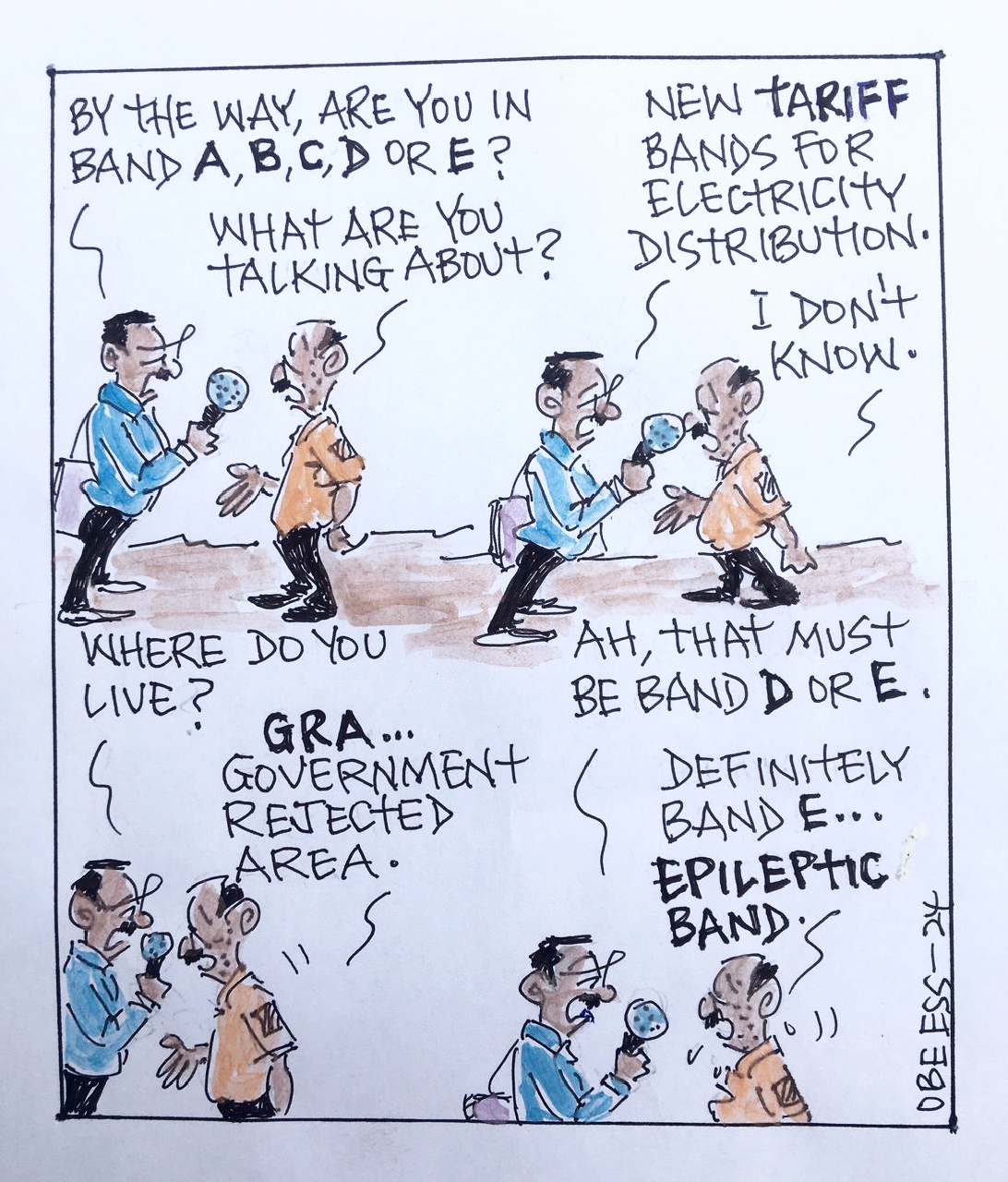 CARTOON OF THE DAY: What electricity tariff band are you?