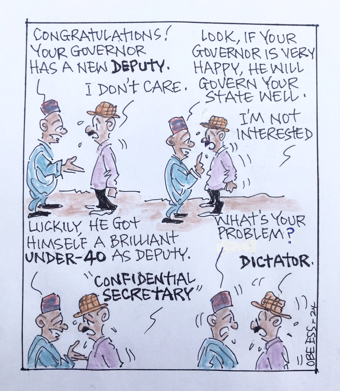 CARTOON OF THE DAY: Your governor has a new deputy