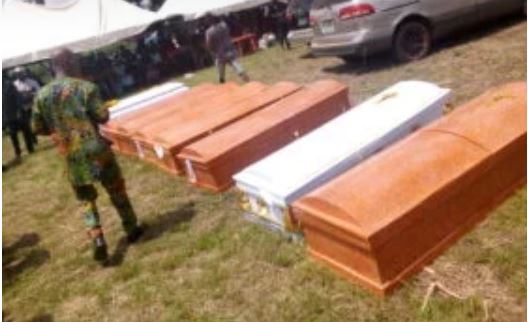 Enugu State community conducts mass burial for 8 victims of communal clashes