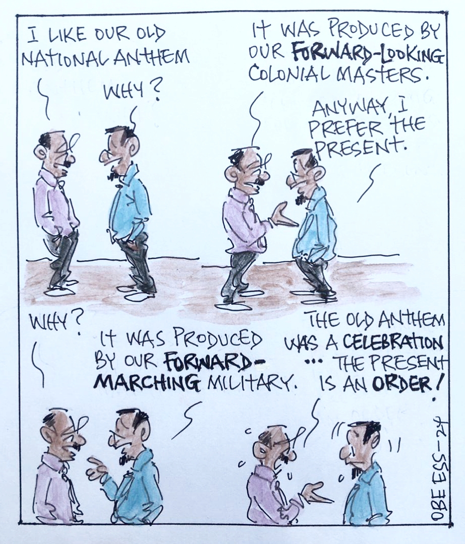 CARTOON OF THE DAY: Why I like the old national anthem