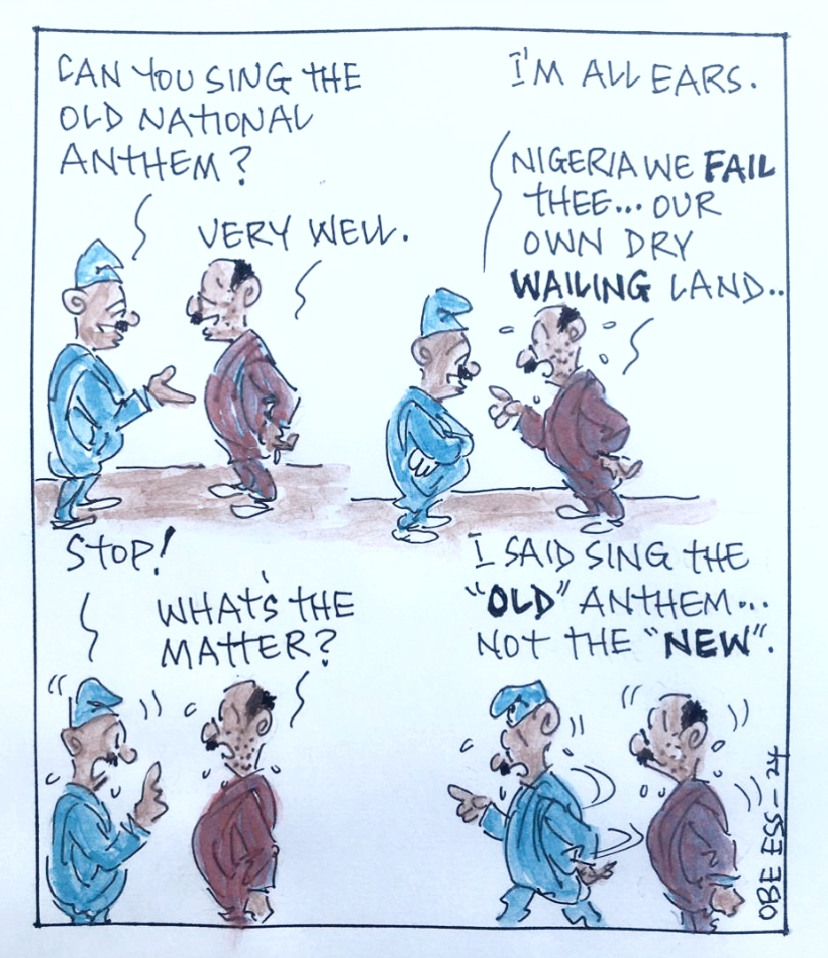 CARTOON OF THE DAY: Can you sing the old National Anthem?