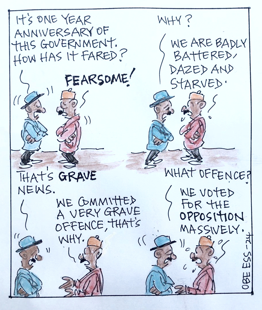 CARTOON OF THE DAY: First year of this government fearsome