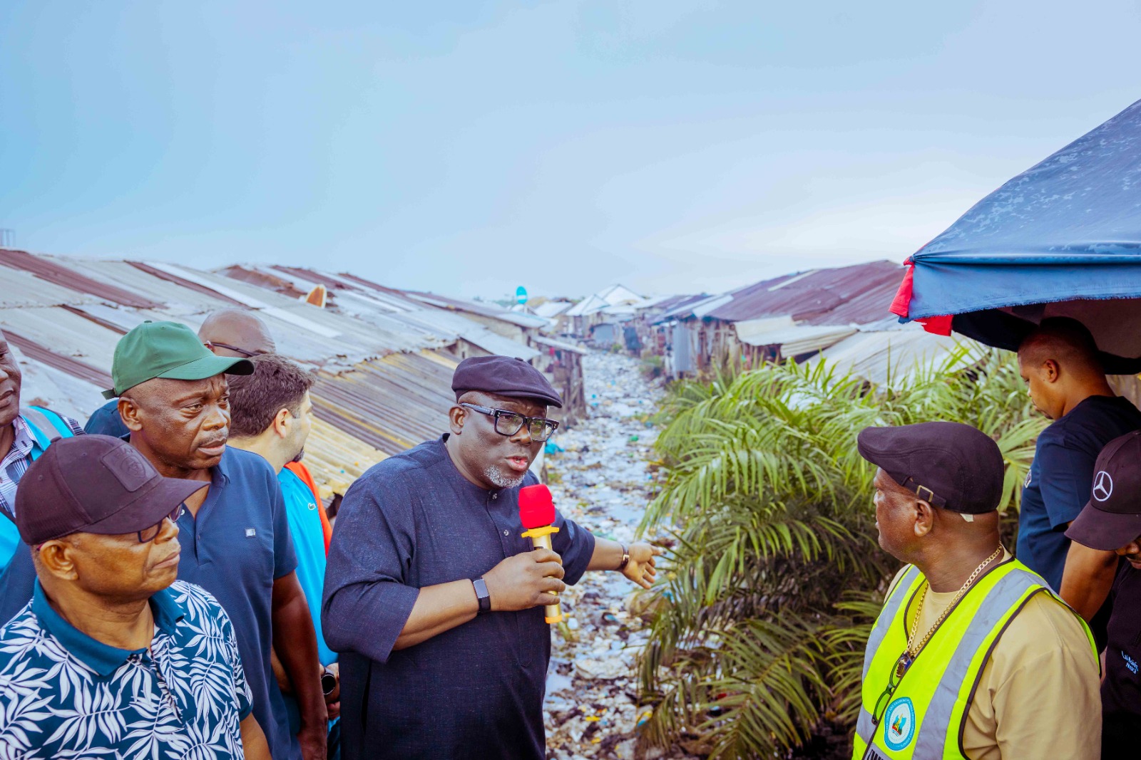 Gov Oborevwori moves to deflood Warri Stadium +Photos
