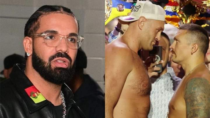Again, Drake loses $565,000 after betting on Tyson Fury to beat Usyk