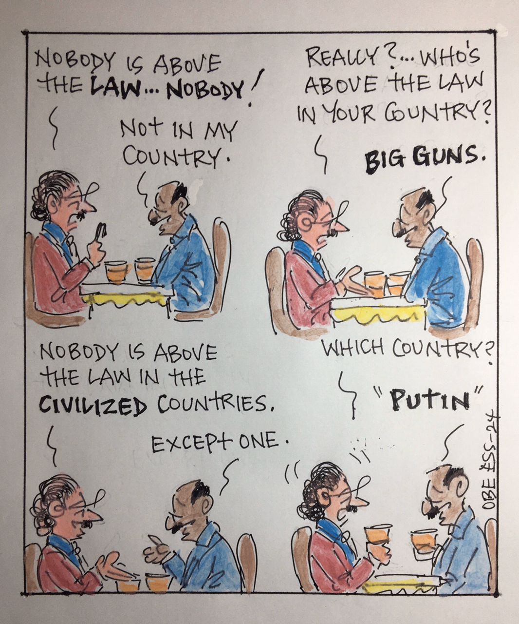 CARTOON OF THE DAY: Nobody is above the law, except one person