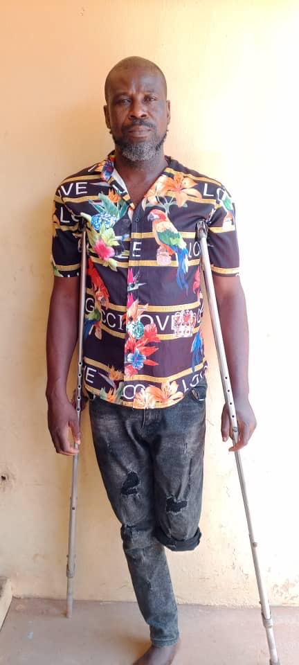 NDLEA nabs one-legged man drug dealer in Edo