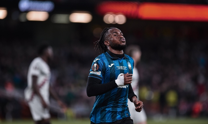 BREAKING: Hat-trick hero, Ademola Lookman fires Atalanta to Europa League victory
