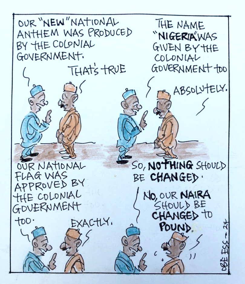 CARTOON OF THE DAY: Naira should be changed to Pound