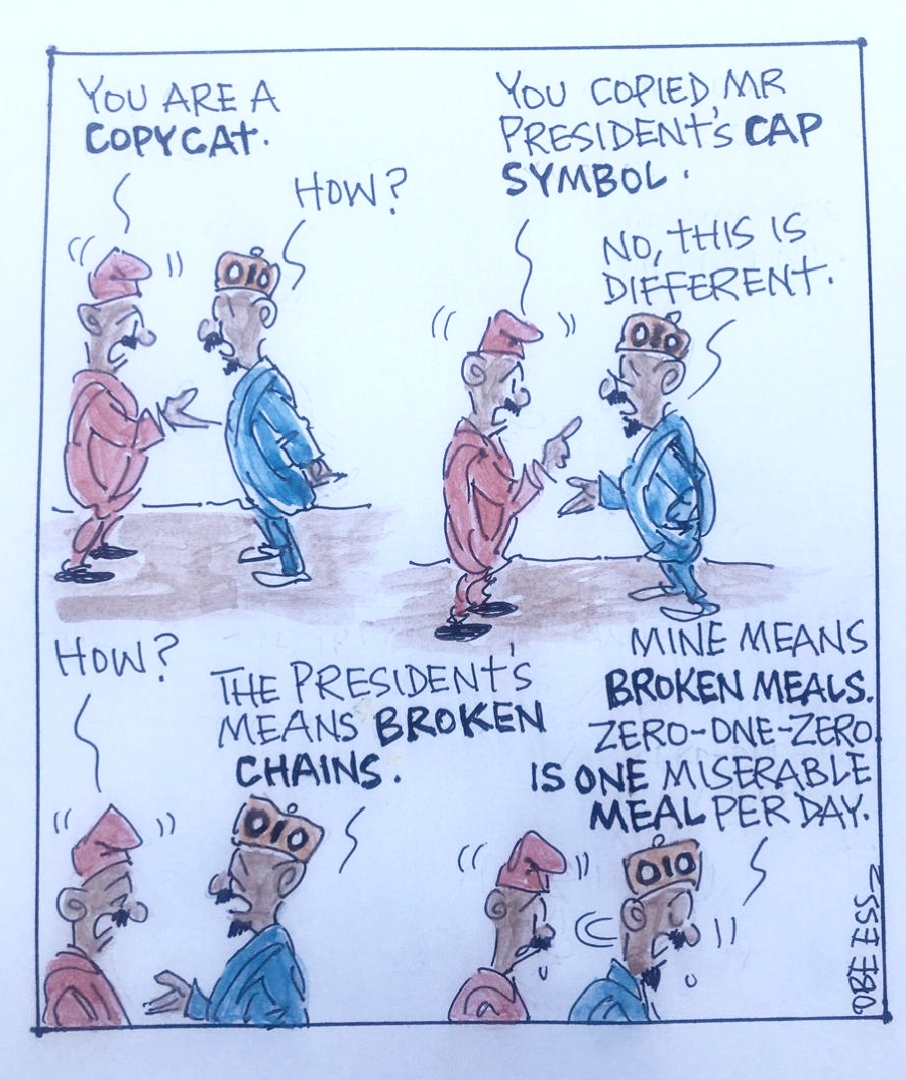 CARTOON OF THE DAY: Obasanjo's symbolic cap explained