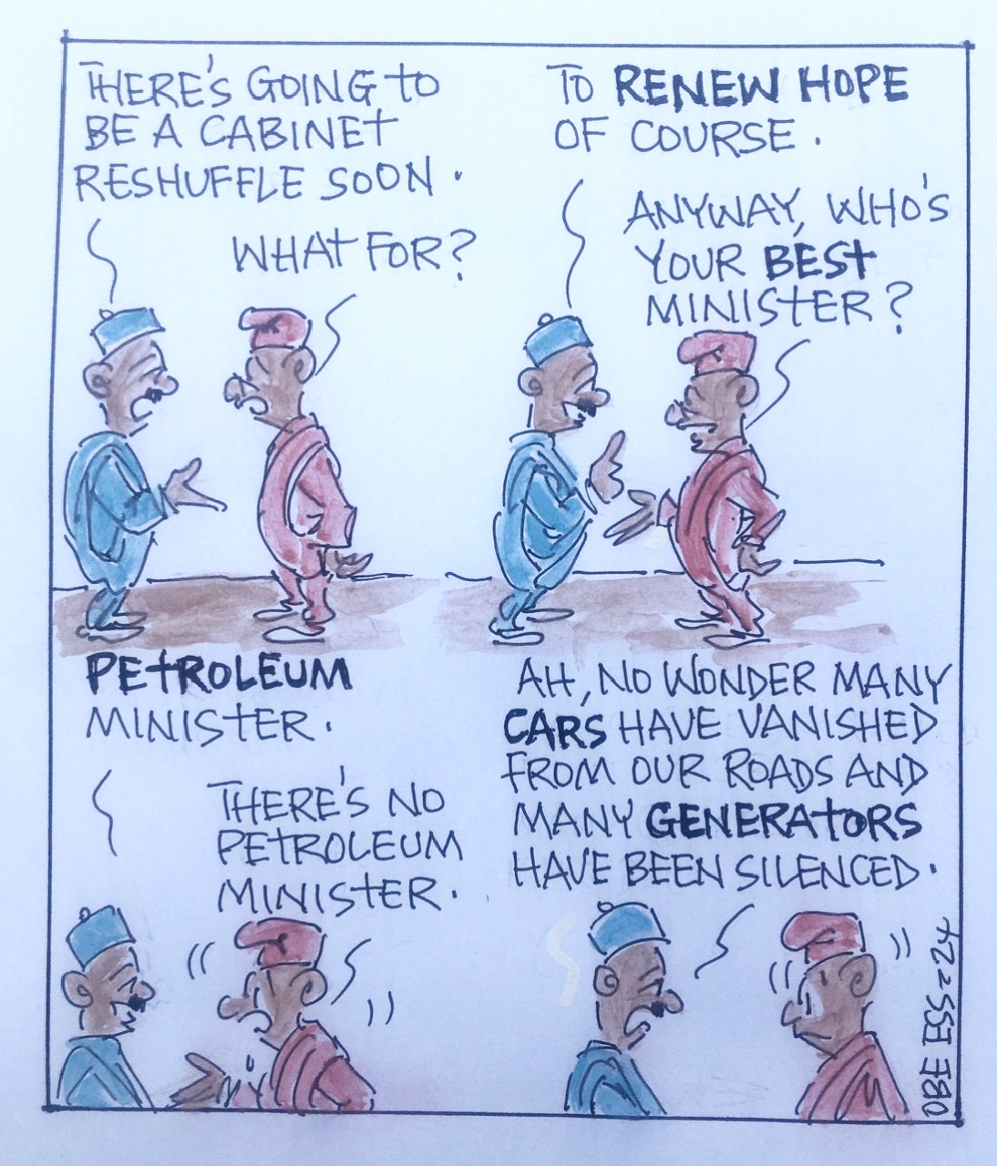 CARTOON OF THE DAY: Imminent cabinet reshuffle