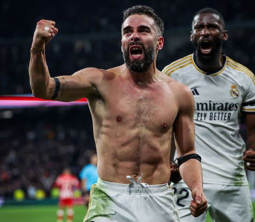 Dani Carvajal mocked Saka during Euros final