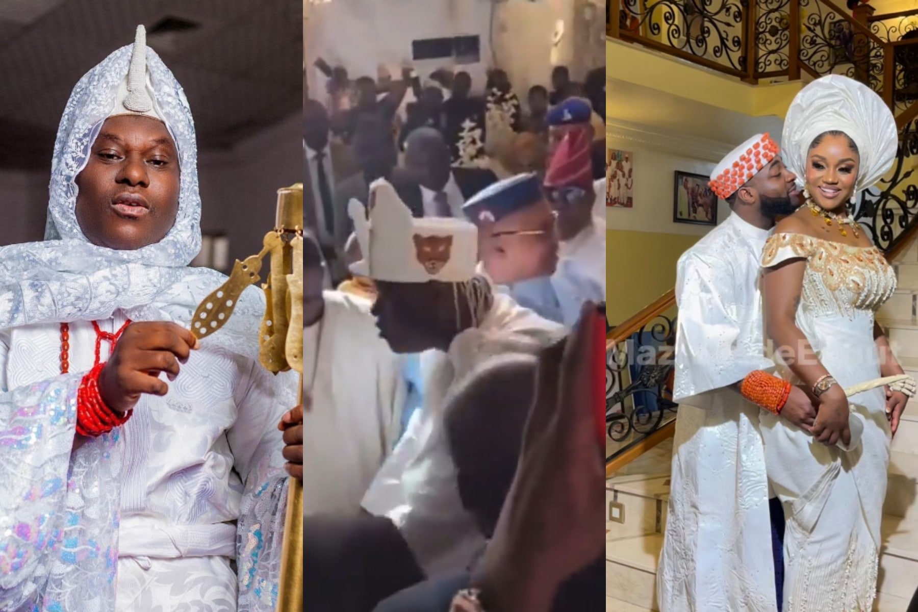 Ooni of Ife replies those criticising him for attending Davido’s wedding
