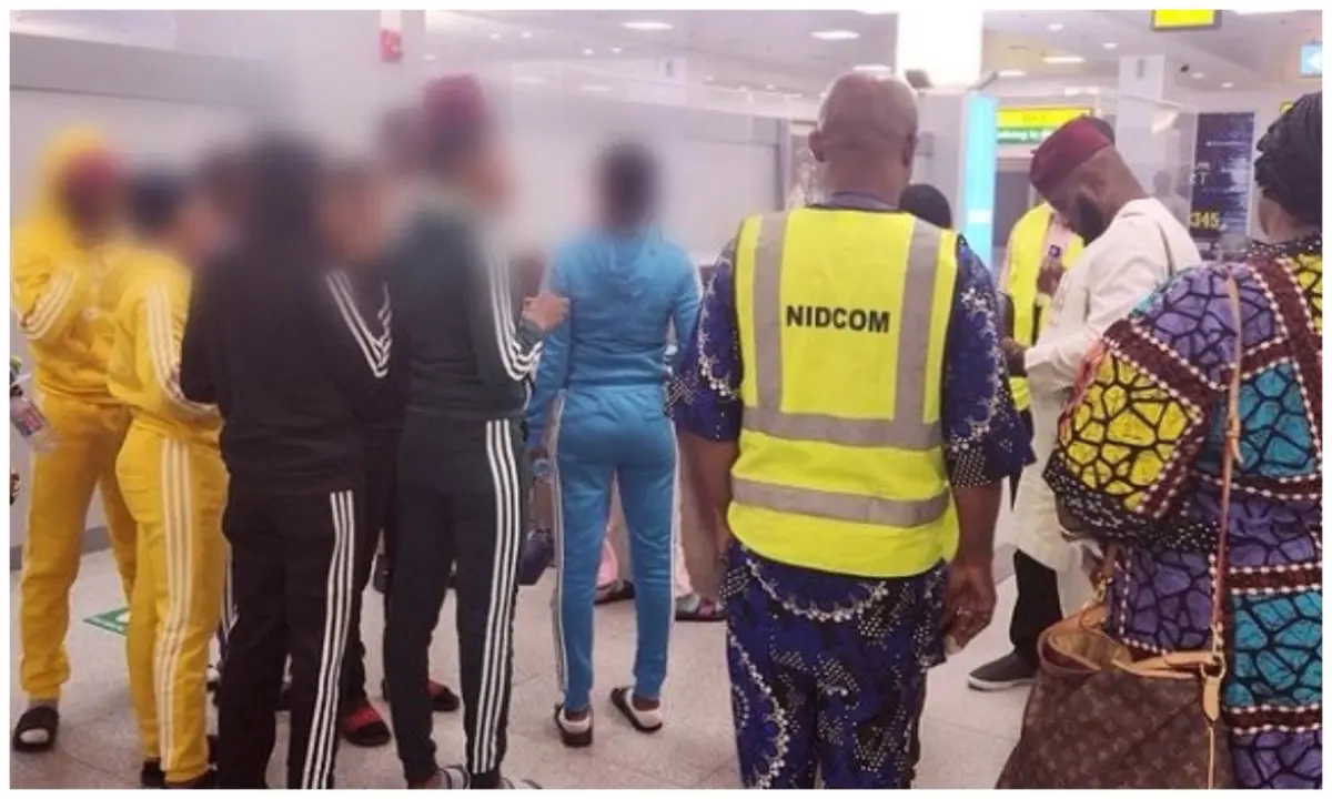 Ten teenage girls forced into prostitution in Ghana return to Nigeria for rehabilitation