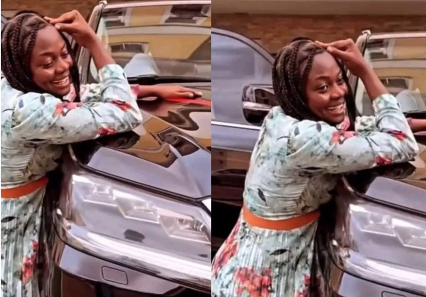 Celebrities react as Yinka Alaseyori receives Lexus SUV as birthday gift