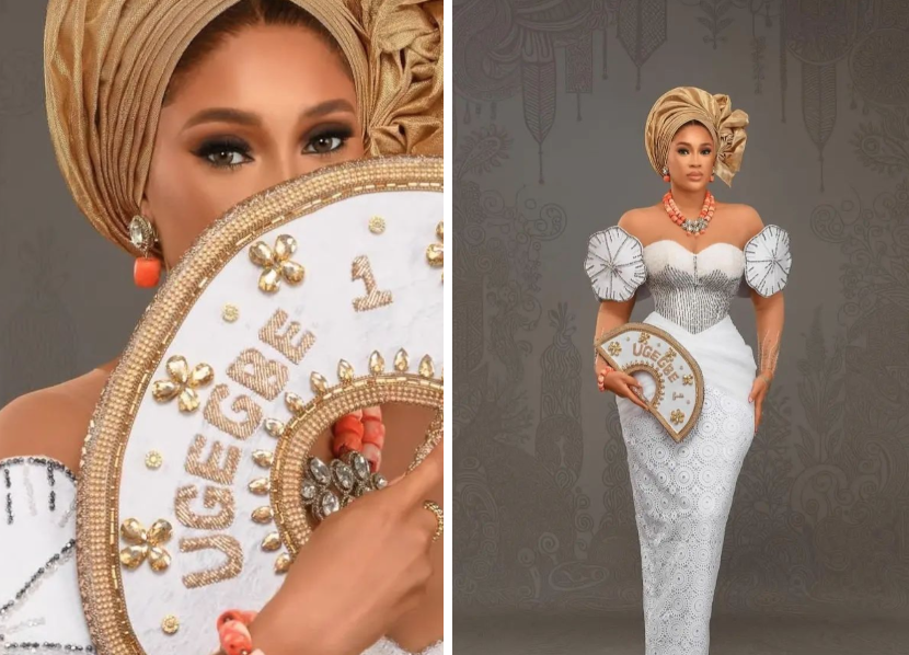 Knocks as Flavour’s wife mourns father-in-law with her photos ahead of his burial