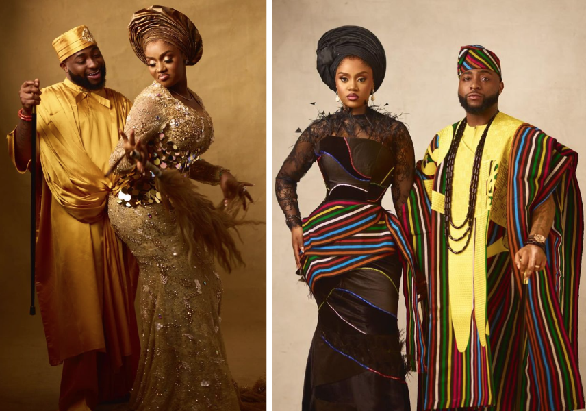 “It Is an insult to Igbo culture” – Celebrities react to Davido’s pre-wedding photos