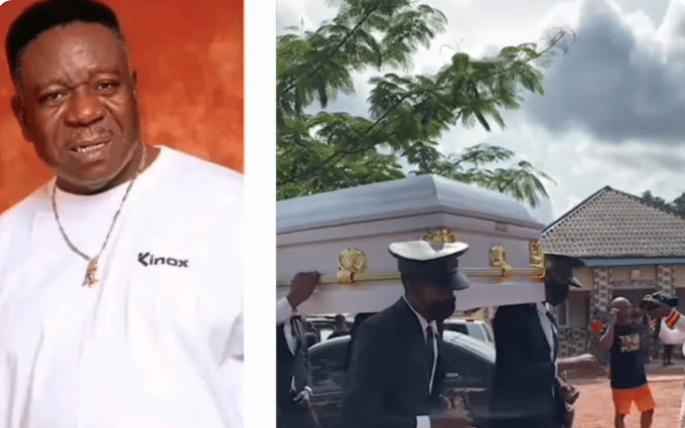 Comic actor, Mr Ibu buried amidst tears in Enugu (video)