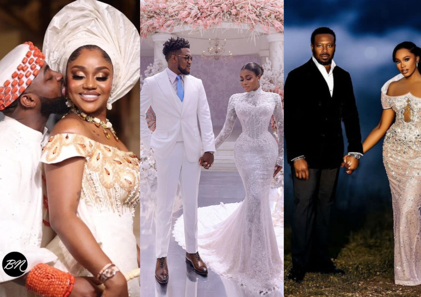 Top Nigerian celebrity weddings that lit up the first half of 2024
