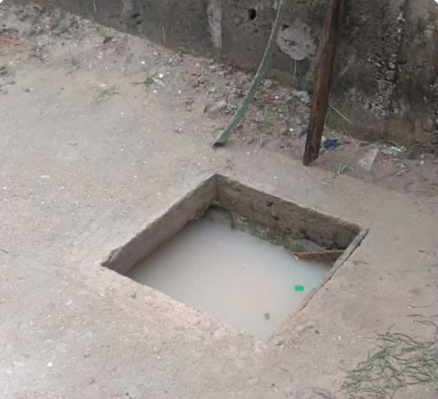 Three-year-old dies after falling into an open cesspit in Lagos