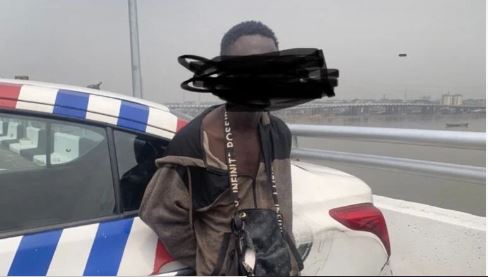 Police arrest suspected vandal on Third Mainland Bridge