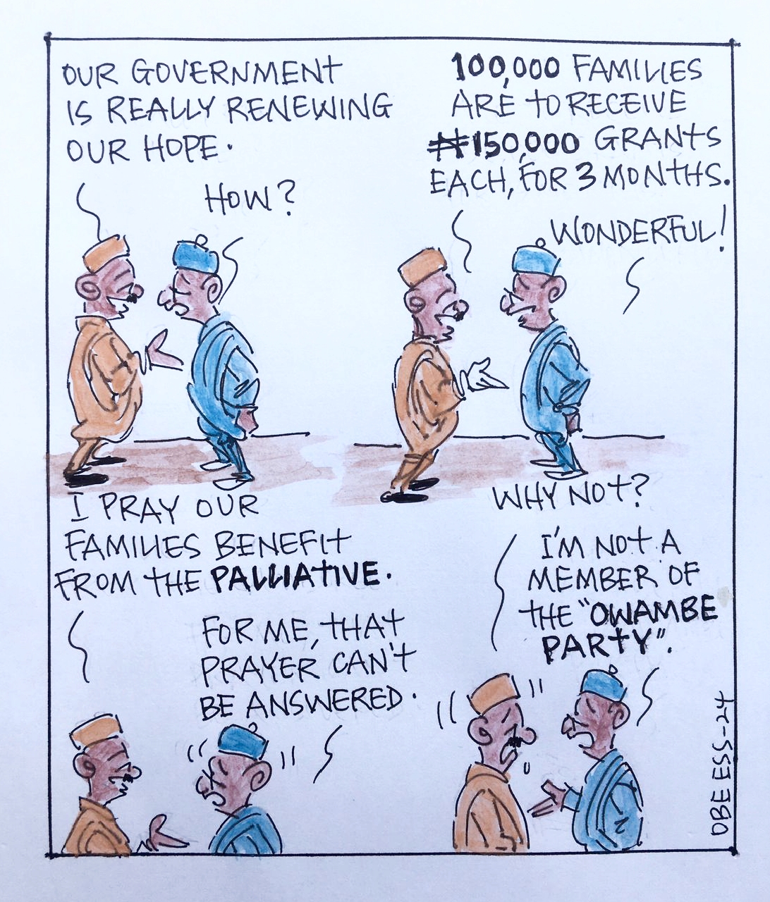 CARTOON OF THE DAY: Renewed hope prayer not answered