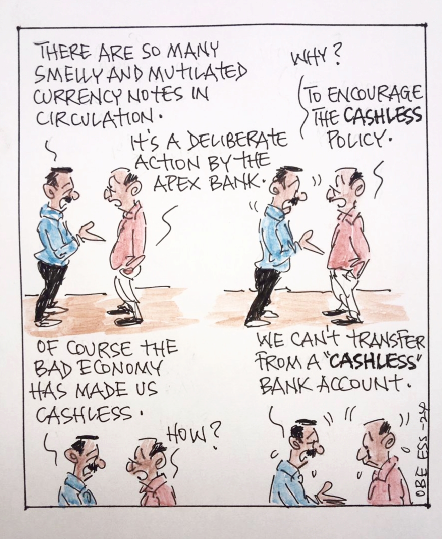 CARTOON OF THE DAY: Smelly and mutilated notes in circulation