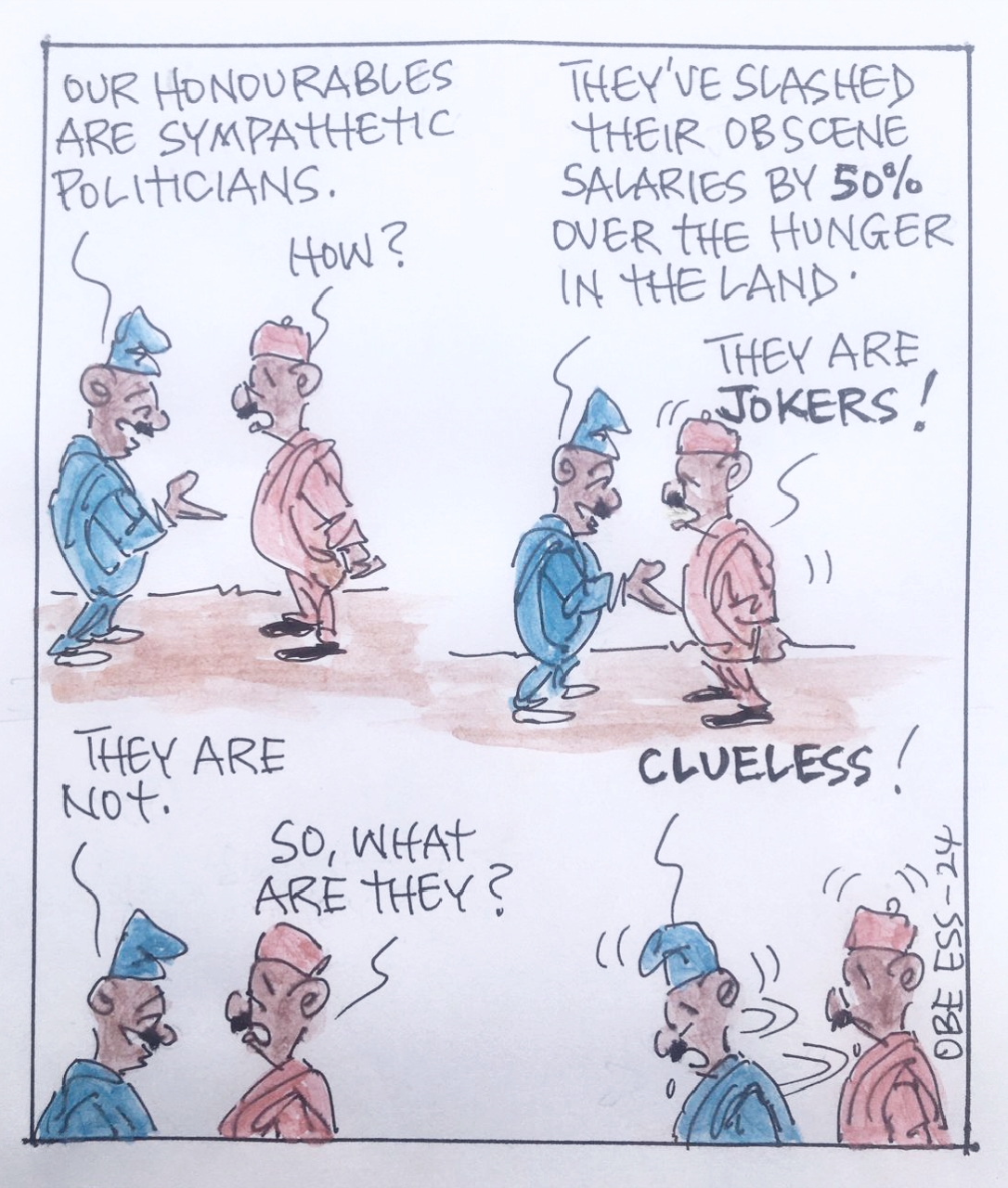 CARTOON OF THE DAY: The clueless politicians in Nigeria