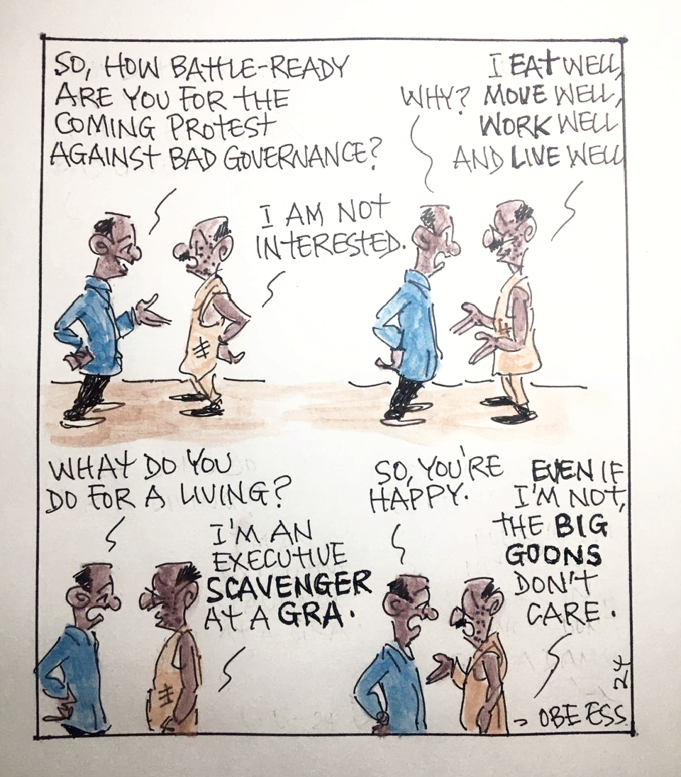 CARTOON OF THE DAY: Protest against bad governance