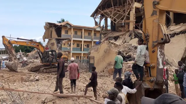 DOUBLE TRAGEDY! Parents die after losing 4 kids to Jos sch building collapse