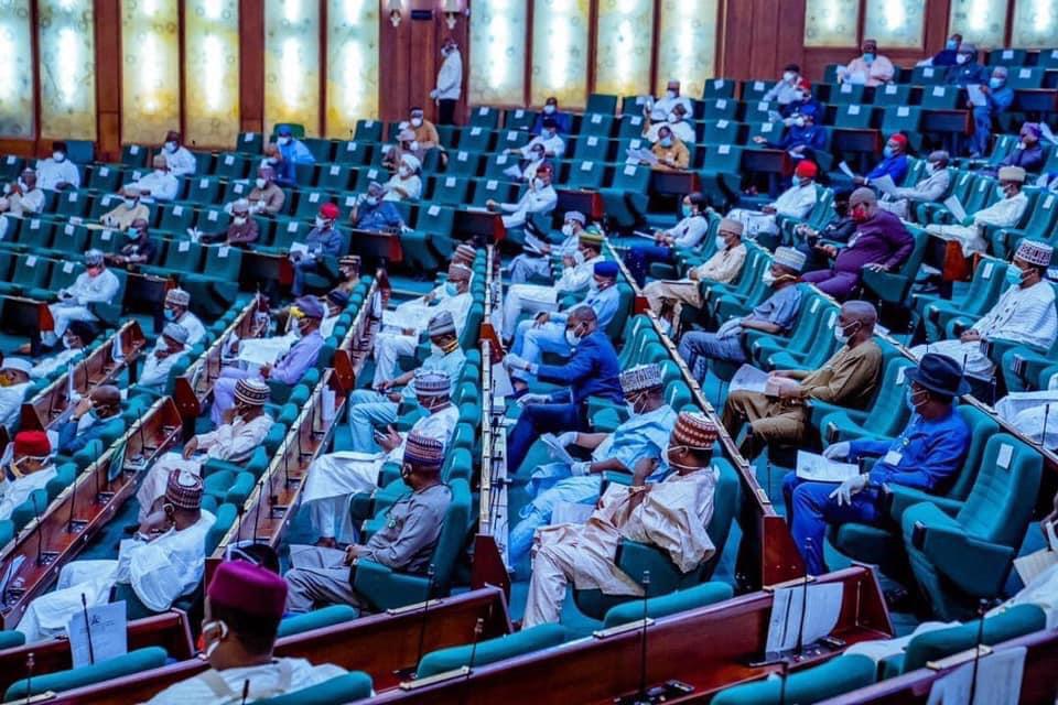 Video: Watch moment HoR opposition Reps protest over tilted voting process