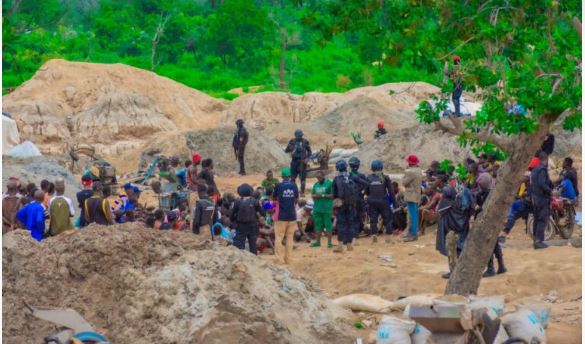 FG shuts down illegal gold mine in kogi