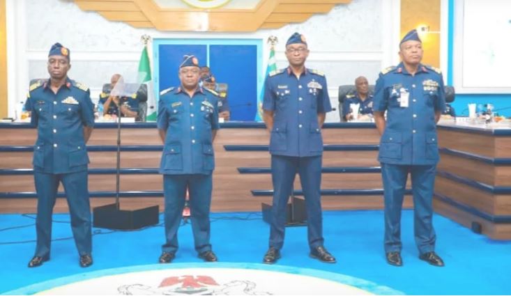 NAF promotes 4 senior officers to retirement