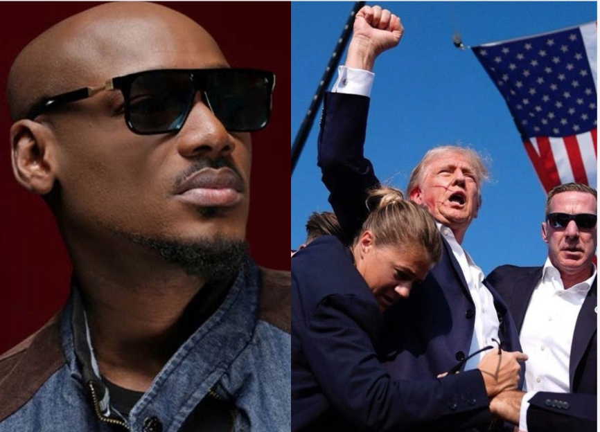 2Face Idibia ‘attacked’ over comment on Donald Trump assassination attempt