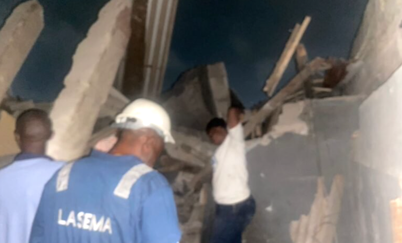 Family escapes death in another building collapse in Lagos