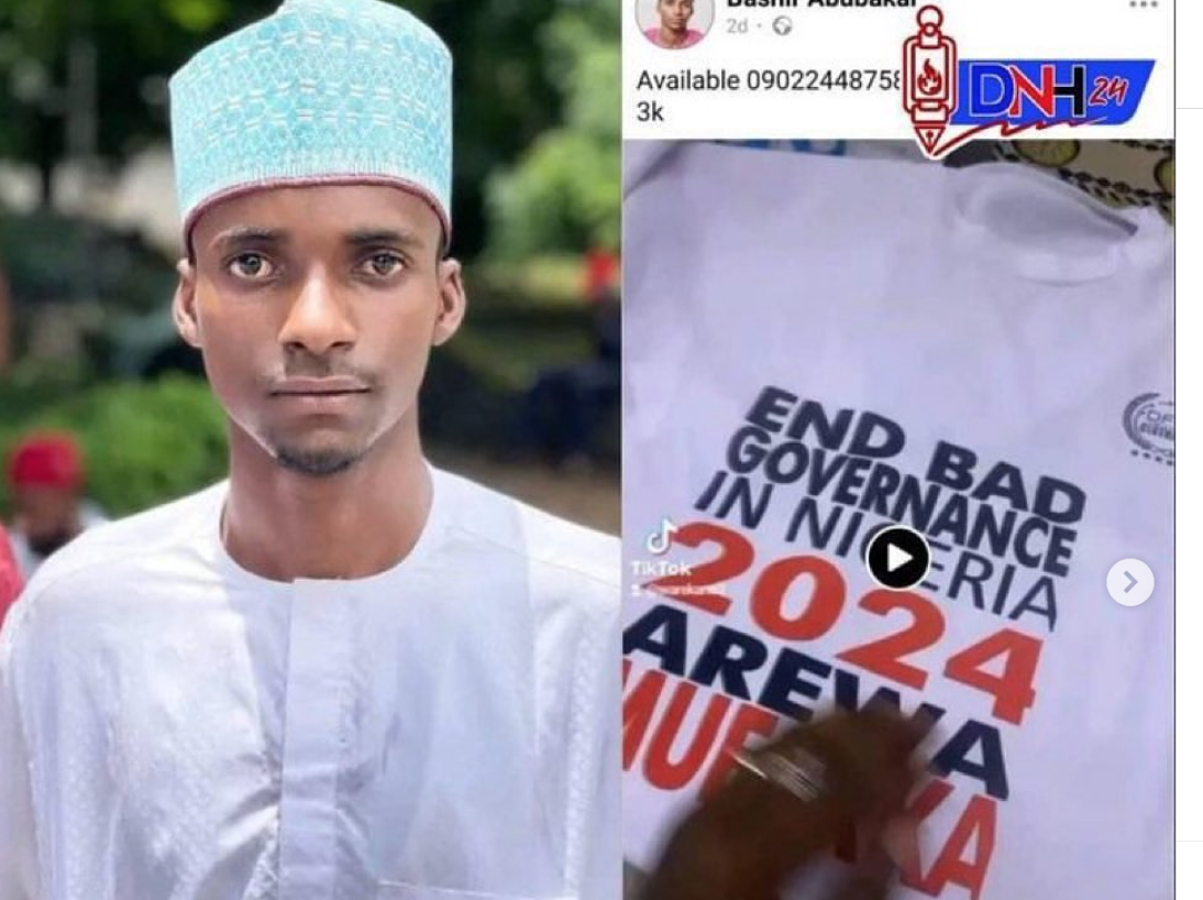 DSS arrest Kano man for advertising T-Shirts for upcoming protest