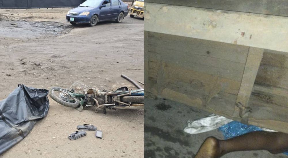 SAD! Truck loses control, crushes female biker to death in Lagos