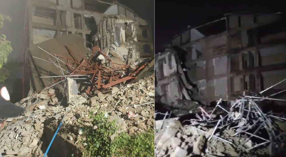 Three rescued as four-storey building collapses in Abuja