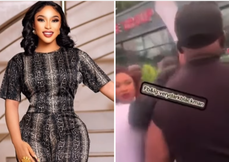 Tonto Dikeh assaults Abuja car dealer over debt (video)