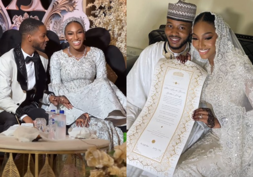 Emir of Kano’s son ties knot with lover in Abuja (Photos)