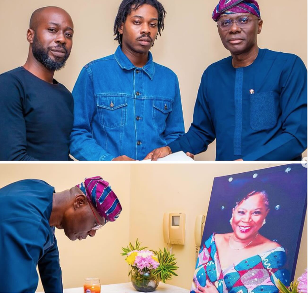 Governor Sanwo-Olu pays condolence visit to Onyeka Onwenu, Justice Ofili-Ajumogobia’s families