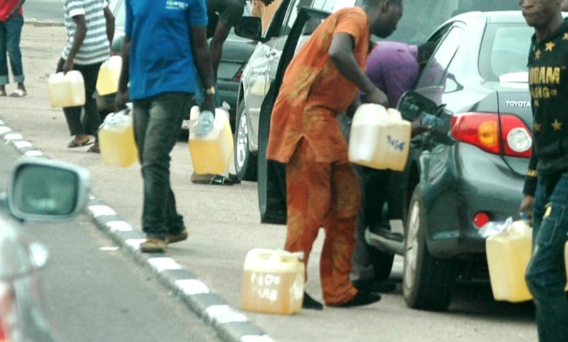 NMDPRA fumes over peddling of petrol in jerry cans