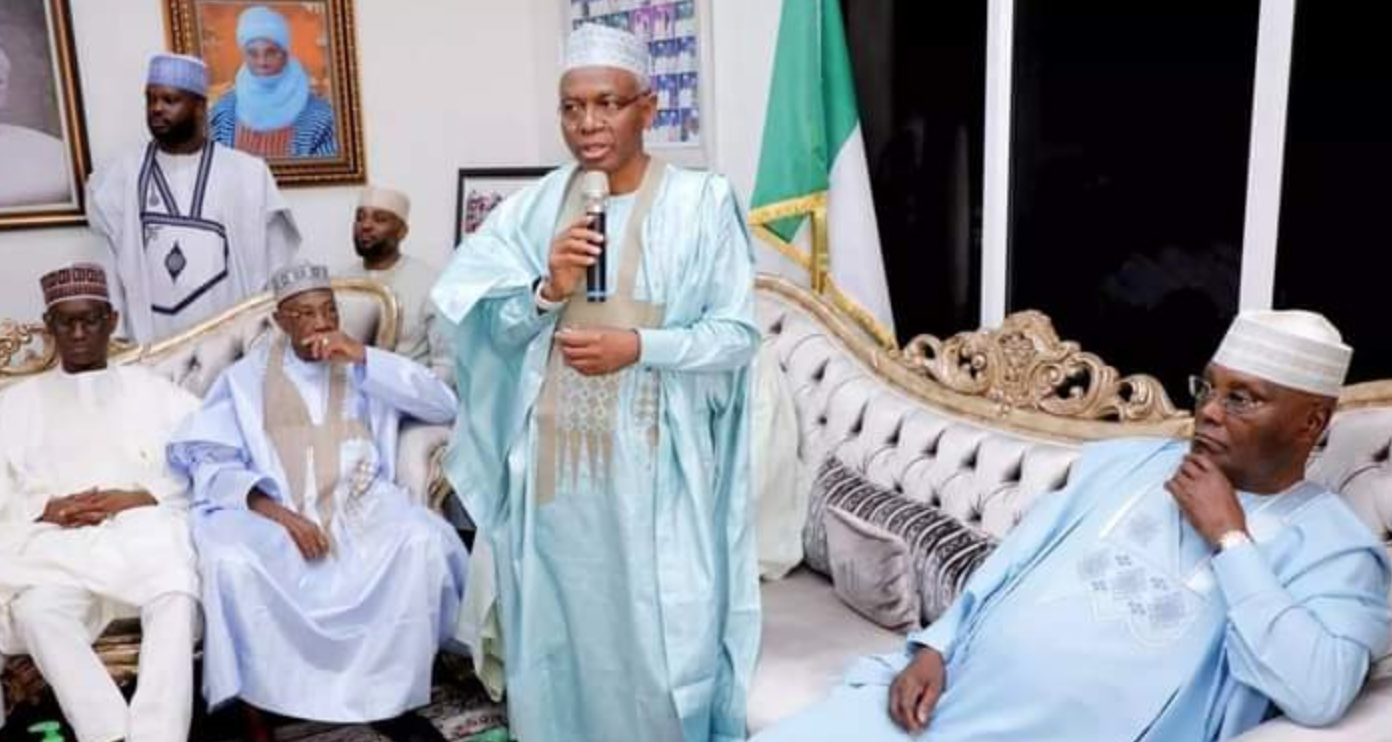 Photos: Merriment loading as former Kaduna governor, others visit Atiku to seek daughter’s hand in marriage