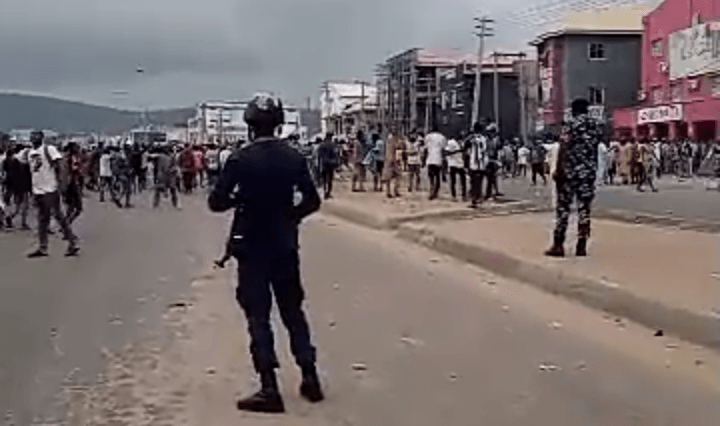 FCT: Expectedly, Nyanya, Maraba axis boil despite heavy presence of operatives+Photos