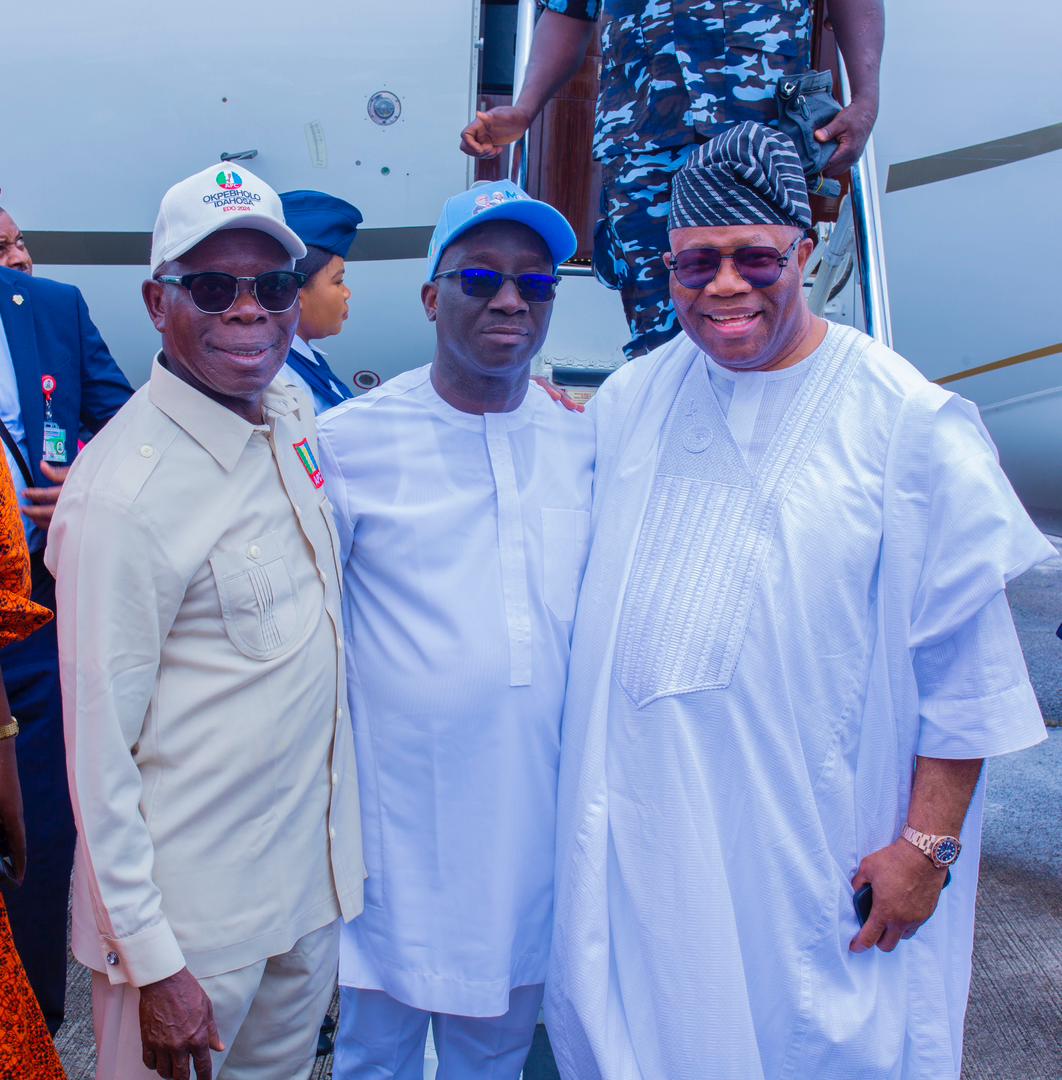 Akpabio congratulates Senator Okpebholo, Edo Governor-elect, Deputy.