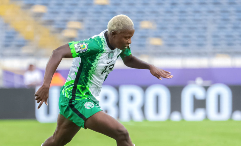 PHOTOS: Super Falcons midfielder announces birth of her child