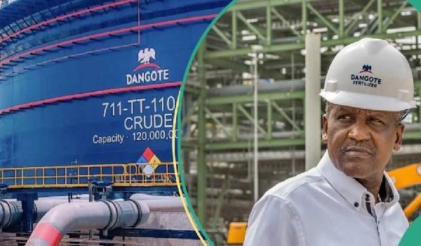 Dangote Refinery: Production cost of petrol now N600-PETROAN claims