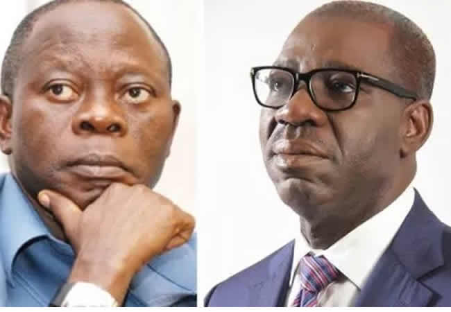 They don’t have a child – Oshiomhole mocks Obaseki, wife’s childlessness