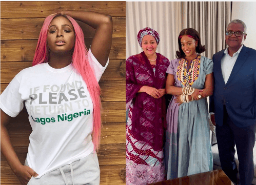 Fans fault DJ Cuppy’s remark after meeting Billionaire businessman, Dangote